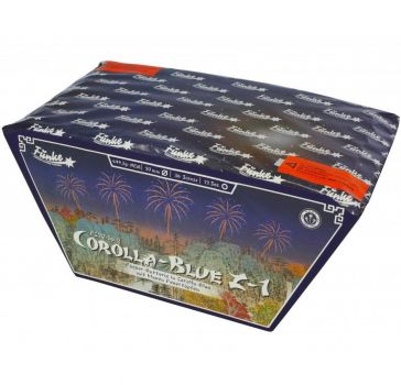 Funke Fireworks Silvester Batterie Feuerwerk "Corolla Blue Z1" 56 Schuss
